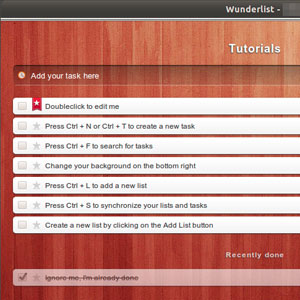 Wunderlist app